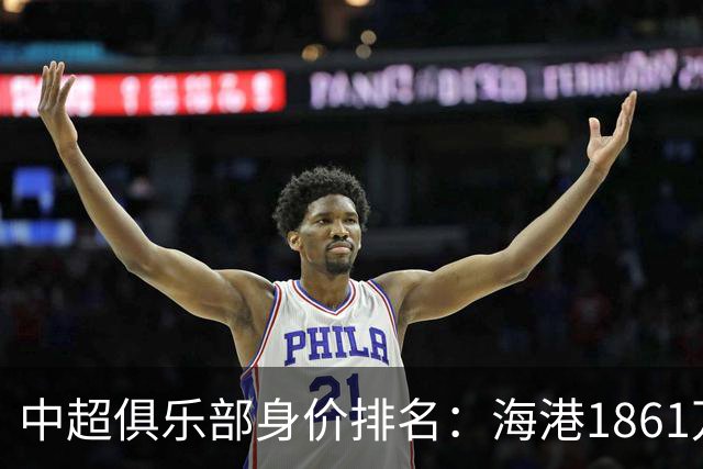 中超俱乐部身价排名：海港1861万欧排名榜首